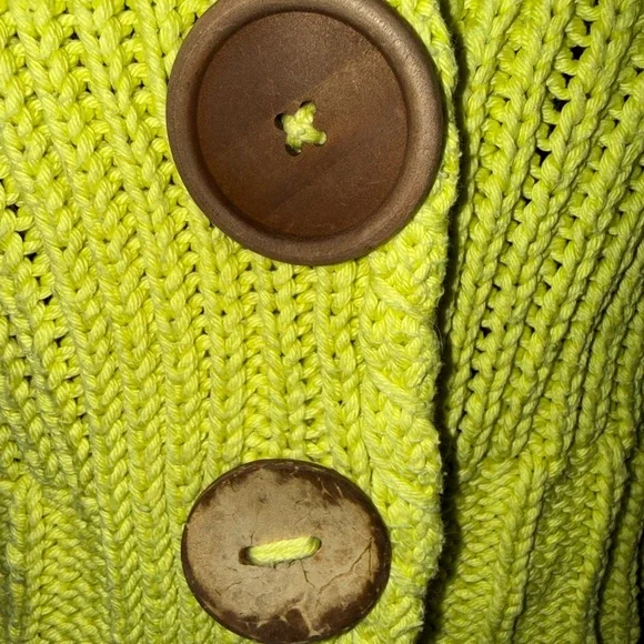 Pure Handknit Button Up Cardigan - Picture 2 of 7